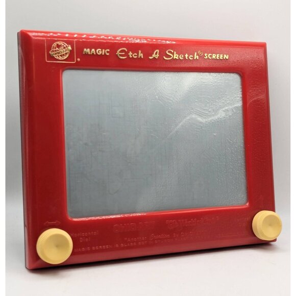 Ohio Art Other - Vintage Original Ohio Art 505 Etch A Sketch Magic Screen Toy Red Working 70s